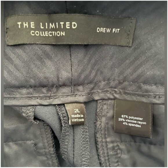 The Limited Drew Fit Navy Women's Tailored Pants Size 2 Office Dress - Picture 6 of 6